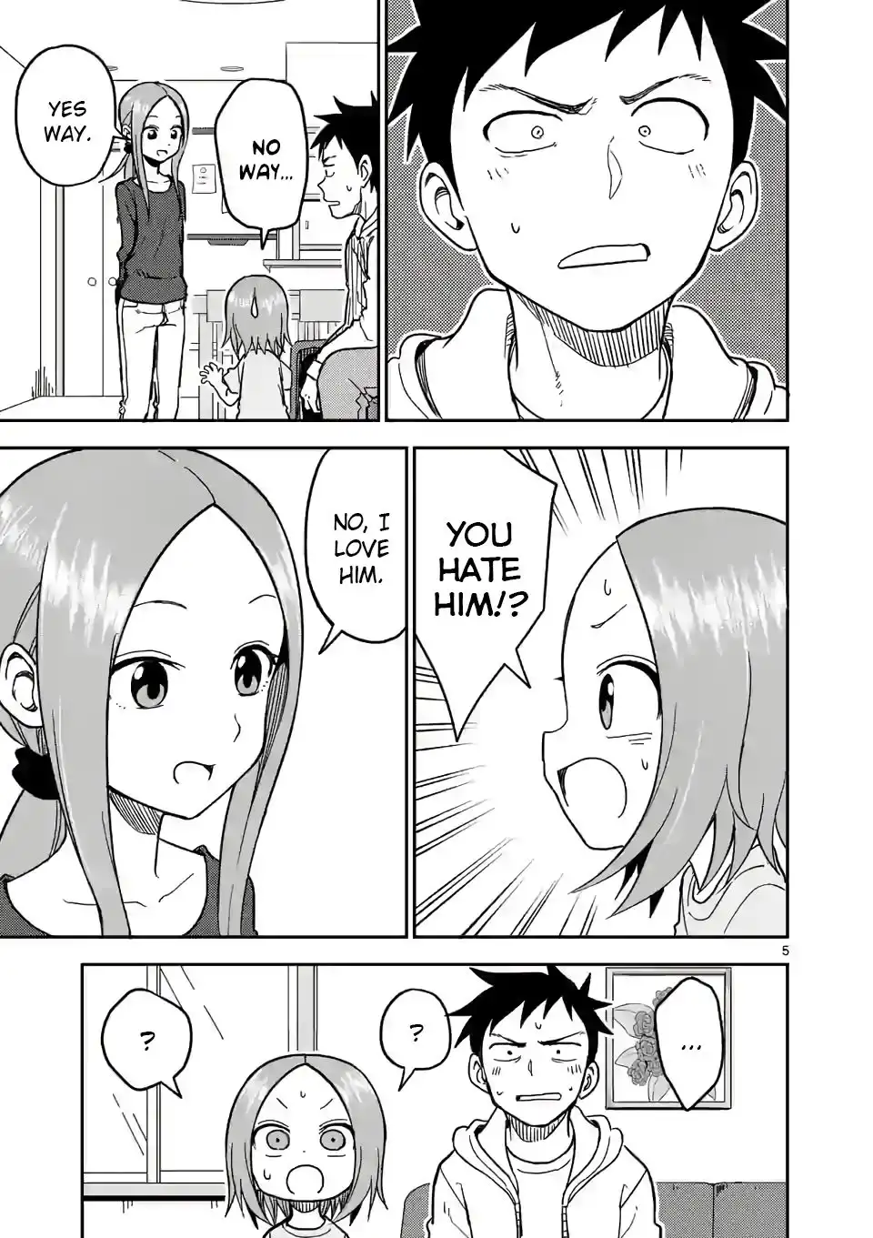 Karakai Jouzu no (Moto) Takagi-san Chapter 130 5